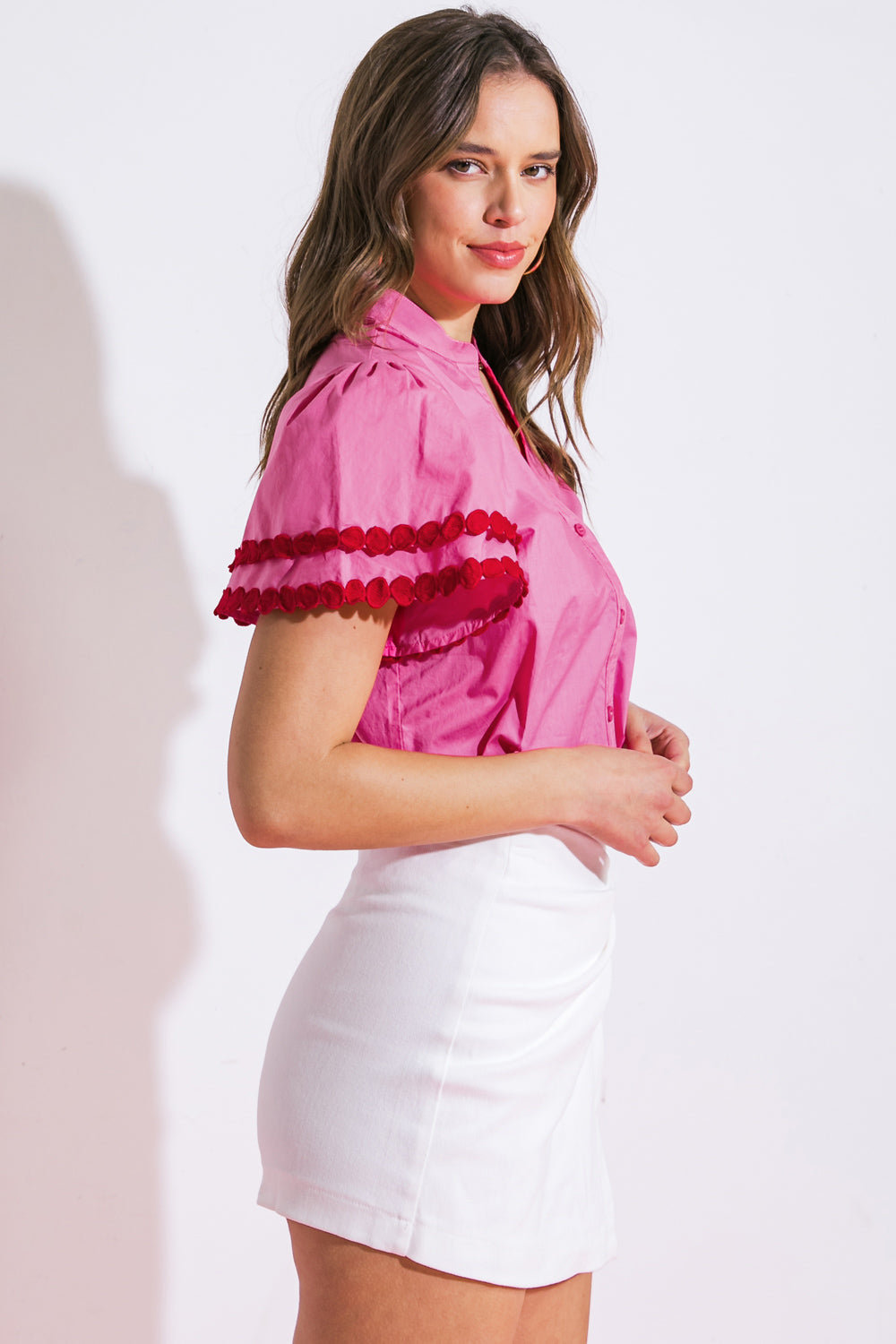 LEARN AS YOU GO WOVEN TOP Flying Tomato